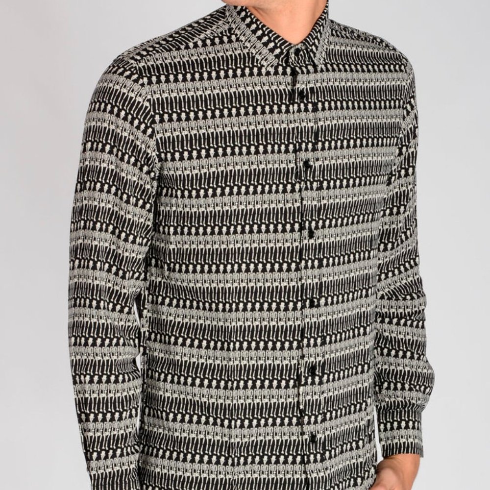 Saint Laurent Skeleton Shirt